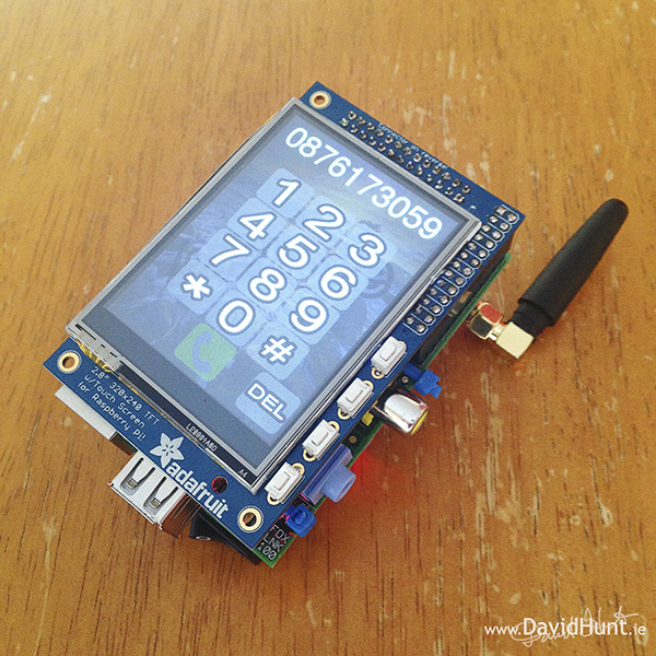 PiPhone – A Raspberry Pi based Smartphone – www.DavidHunt.ie